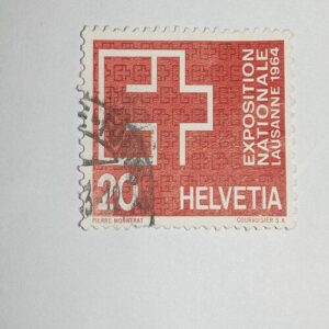 USED - HELVETIA 20 POSTAGE STAMPUSED - HELVETIA 20 POSTAGE STAMP USED - HELVETIA 20 POSTAGE STAMP