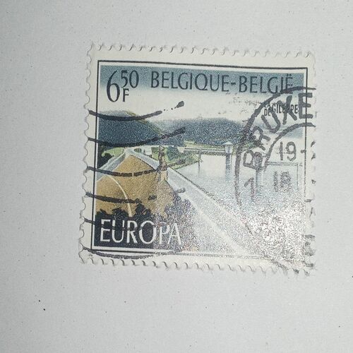 USED - BELGIOUE BELGIS POSTAGE STAMP 6 50F USED - BELGIOUE BELGIS POSTAGE STAMP 6 50F
