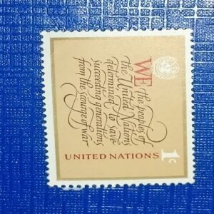 USED - UNITAD NATONS POSTAGE STAMP USED - UNITAD NATONS POSTAGE STAMP