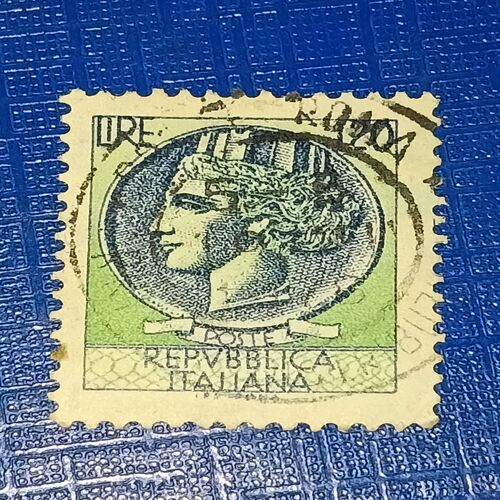 USED - REPUBLICA ITALIANA 120 POSTAGE STAMP USED - REPUBLICA ITALIANA 120 POSTAGE STAMP