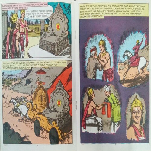 VIKRAMADITYA'S THRONE ( NO. 598) VIKRAMADITYA'S THRONE ( NO. 598)