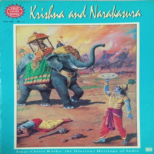 KRISHNA AND NARAKASURA (VOL .522) KRISHNA AND NARAKASURA (VOL .522)