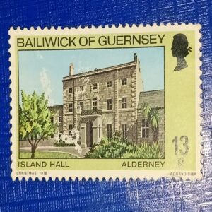 MNH - ISLAND HALL POSTAGE STAMP 13P MNH - ISLAND HALL POSTAGE STAMP 13P