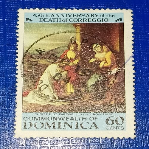 USED - DOMINICA 60C POSTAGE STAMP USED - DOMINICA 60C POSTAGE STAMP