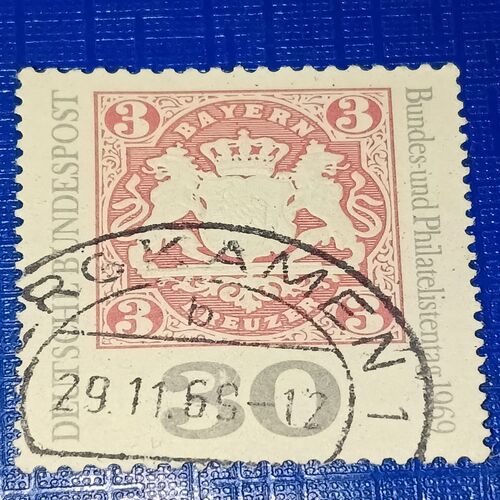 USED - DEUTSCHE BUNDESPOST 30 POSTAGE STAMP USED - DEUTSCHE BUNDESPOST 30 POSTAGE STAMP
