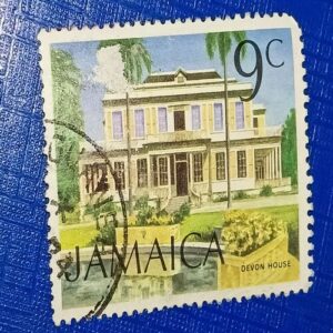 USED - JAMAICA 9C POSTAGE STAMP