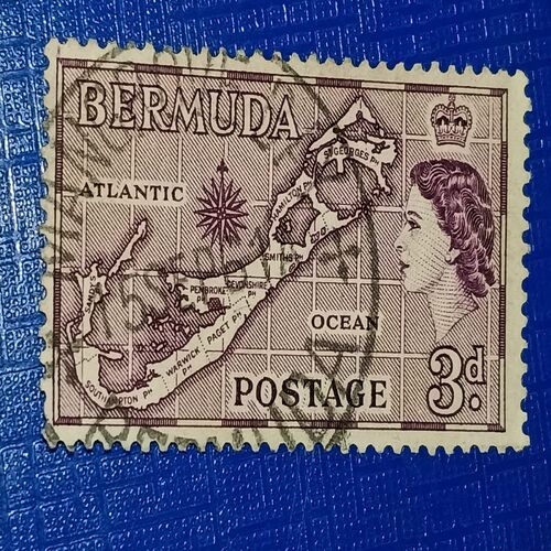USED - BERMUDA 3D POSTAGE STAMP USED - BERMUDA 3D POSTAGE STAMP