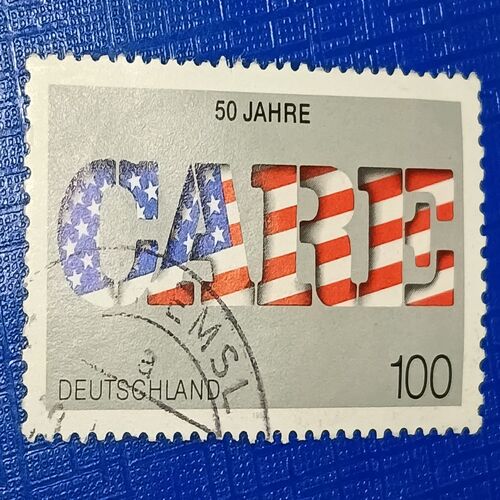 USED - DEUTSCHLAND 100 POSTAGE STAMP USED - DEUTSCHLAND 100 POSTAGE STAMP