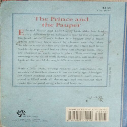 THE PRINCE AND THE PAUPER. THE PRINCE AND THE PAUPER.