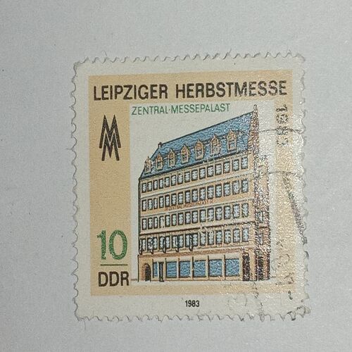 MNH - LEIPZIGER HERBSTMSSE 10DDR POSTAGE STAMP MNH - LEIPZIGER HERBSTMSSE 10DDR POSTAGE STAMP
