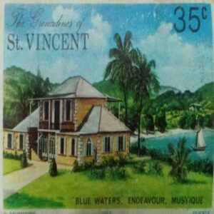 MNH-ST .VINGENT 35c POSTAGE STAMP.