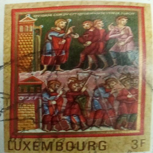 USED-LUXEMBOURG 3F POSTAGE STAMP. USED-LUXEMBOURG 3F POSTAGE STAMP.