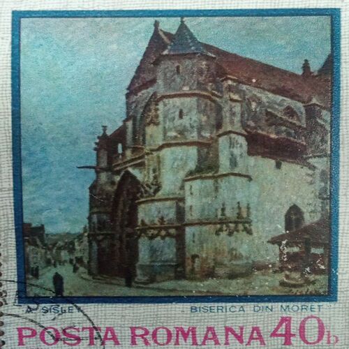 POSTA ROMANA 40 b POSTAGE STAMP.