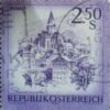 USED- REPUBLIKOSTERREICH 2.50s POSTAGE STAMP. USED- REPUBLIKOSTERREICH 2.50s POSTAGE STAMP.