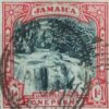 USED- JAMAICA 1d POSTAGE STAMP. USED- JAMAICA 1d POSTAGE STAMP.