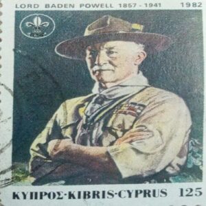 MNH- KYIIPOE-KIBRIS-CYPRUS 125 LORD BADEN POWELL 1857-1941, 1982 POSTAGE STAMP. MNH- KYIIPOE-KIBRIS-CYPRUS 125 LORD BADEN POWELL 1857-1941, 1982 POSTAGE STAMP.