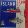 USED- ISLAND 3500 1992 POSTAGE STAMP. USED- ISLAND 3500 1992 POSTAGE STAMP.