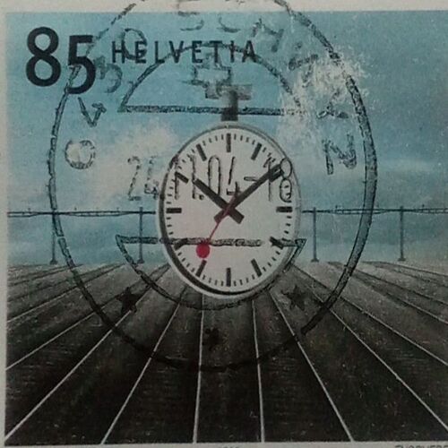 USED- 85 HEVETIA POSTAGE STAMP USED- 85 HEVETIA POSTAGE STAMP