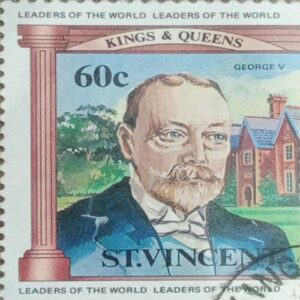 USED-KINGS AND QUEEN 60c ST. VINCENT POSTAGE STAMP. USED-KINGS AND QUEEN 60c ST. VINCENT POSTAGE STAMP.