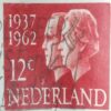 USED-1937,1962 12c NEDEALAND POSTAGE STAMP. USED-1937,1962 12c NEDEALAND POSTAGE STAMP.