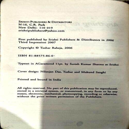 Document 85_131 Anything For You Mam (pages 256) (Tushar Raheja)