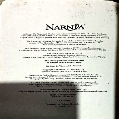 The Chronicles Of Narnia (pages 202)