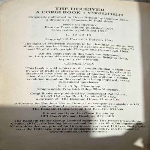 The Deceiver (pges 476)