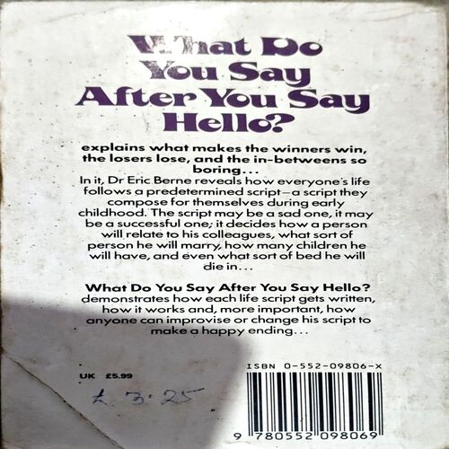 What Do You Say After You Say Hello (pages 510) (Eric Benre MD)