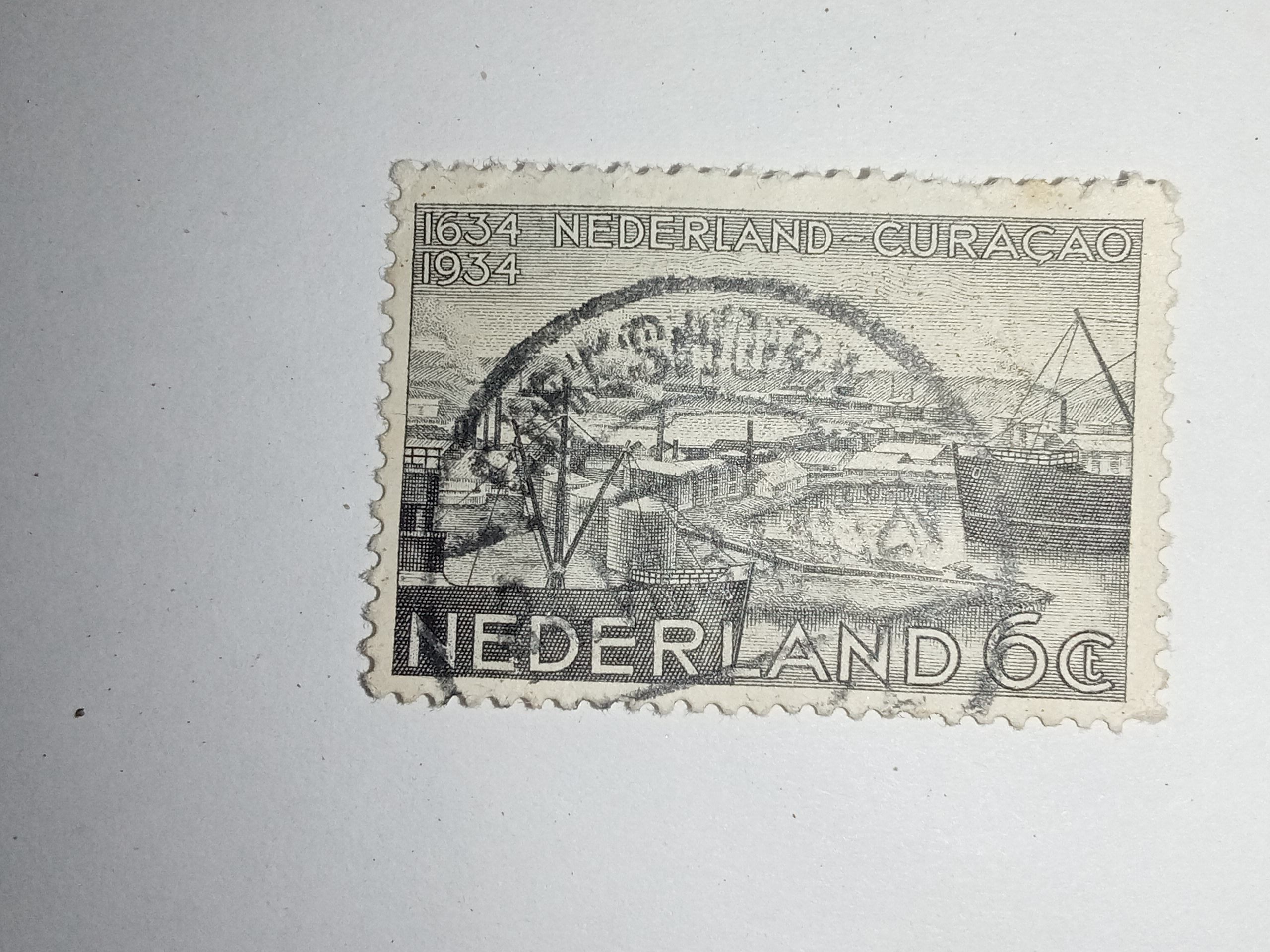 USED - NEDERILAND POSTAGE STAMP 6C USED - NEDERILAND POSTAGE STAMP 6C