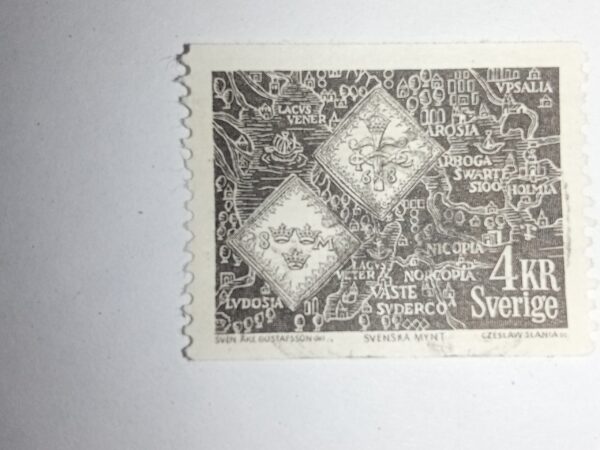 MNH - SVERIGE 4 KR POSTAGE STAMP MNH - SVERIGE 4 KR POSTAGE STAMP