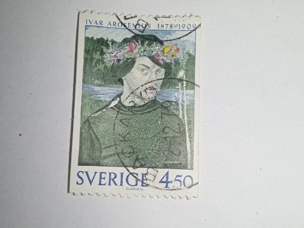 USED - SVERIGE 450 POSTAGE STAMP