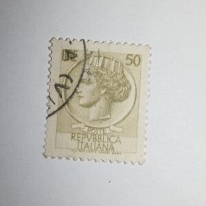 MNH - REPVBBLICA ITALIANA 50LIRE POSTAGE STAMP