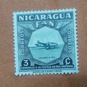 MNH - NICARAGUA 3Cts. POSTAGE STAMP