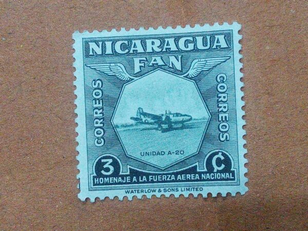 MNH - NICARAGUA 3Cts. POSTAGE STAMP