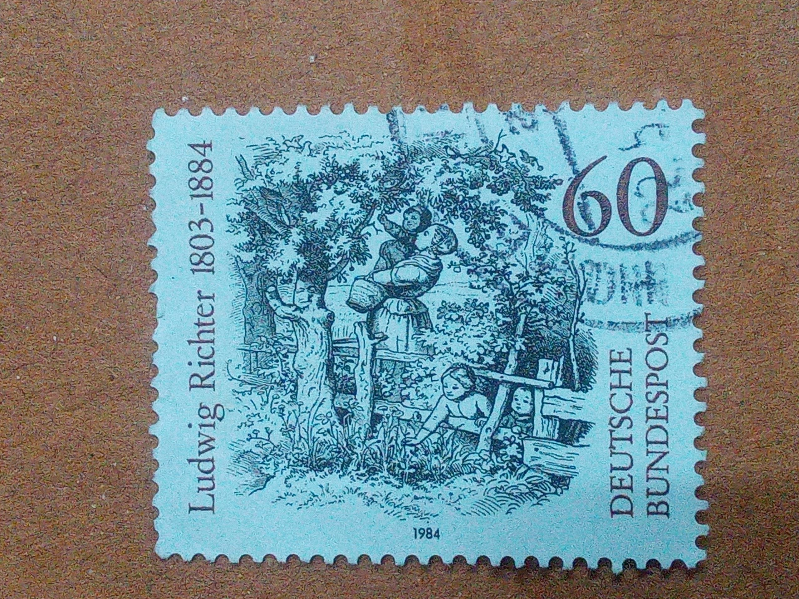 USED - DEUTSCHE BUNDESPOST 60 POSTAGE STAMP