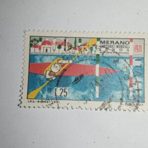 USED - ITALIA POSTAGE STAMP L. 25 USED - ITALIA POSTAGE STAMP L. 25