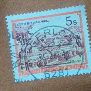 Document_41 USED - REPUBLIK 'O' STERREICH 5S POSTAGE STAMP