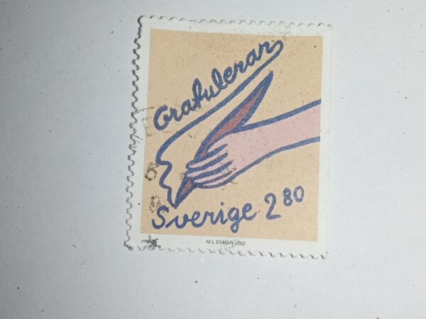 MNH - GRATULERAR SVERIGE 2 80 POSTAGE STAMP MNH - GRATULERAR SVERIGE 2 80 POSTAGE STAMP