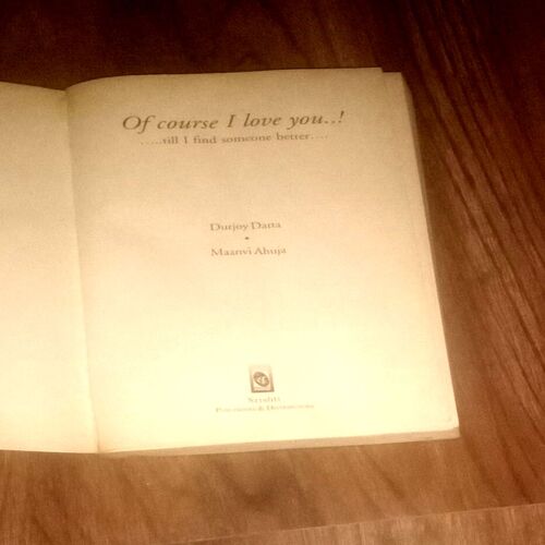Document_50 Of Course I Love You ( Durjoy Datta .Maanvi Ahuja )