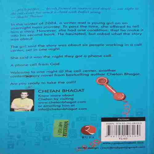 One Night the Call Cente (by=Chetan Bhagat ) (total page no=257 )