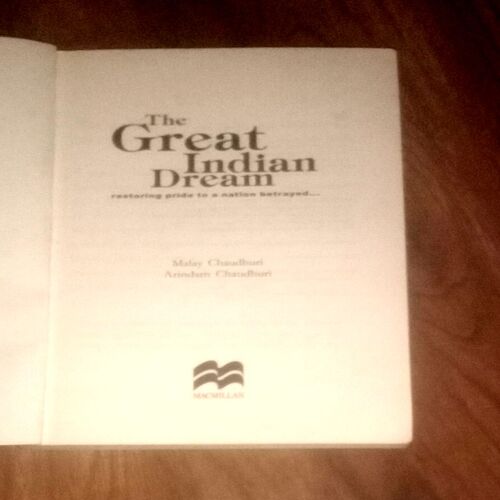 Document_55 The Great Indian Dream ( Malay Chaudhuri )