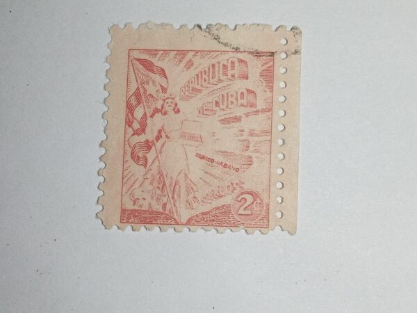 MNH - REPUBLICA DE CUBA 2C POSTAGE STAMP MNH - REPUBLICA DE CUBA 2C POSTAGE STAMP