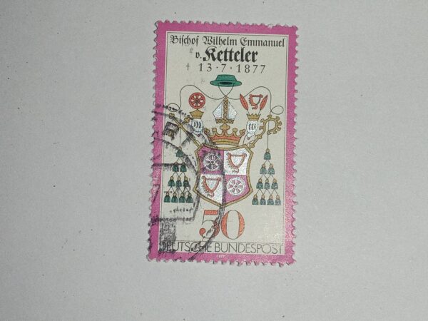 USED - DEUTSCHE BUNDESPOST 50 POSTAGE STAMP USED - DEUTSCHE BUNDESPOST 50 POSTAGE STAMP