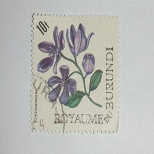 USED - ROYAUME DU BURUNDI 10F POSTAGE STAMP USED - ROYAUME DU BURUNDI 10F POSTAGE STAMP
