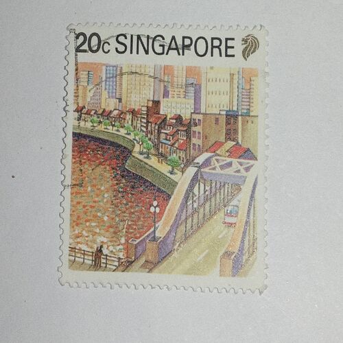 MNH - SINGAPORE 20C POSTAGE STAMP MNH - SINGAPORE 20C POSTAGE STAMP