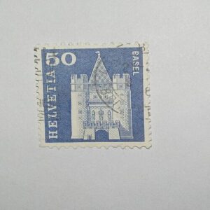 USED - HELVETIA 50 POSTAGE STAMP USED - HELVETIA 50 POSTAGE STAMP