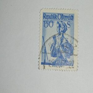 USED - REPUBLIK 'O' FTERREICH 1.50S POSTAGE STAMP USED - REPUBLIK 'O' FTERREICH 1.50S POSTAGE STAMP
