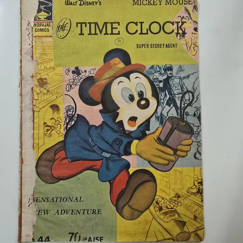 Indrajal-Comics-Issue-44-Mickey-Mouse-Time-Clock.webp Indrajal Comics Issue 44 - Mickey Mouse - Time Clock