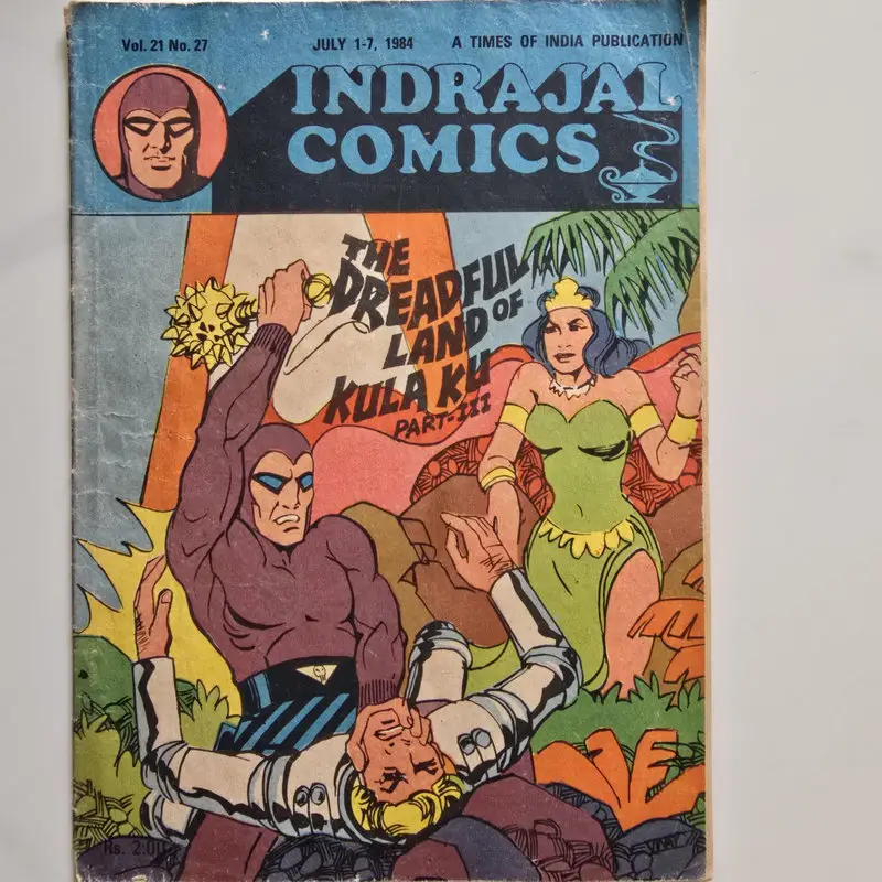 Indrajal Comics Vol 21 Issue 27 - The Dreadful Land of Kula Ku Part III