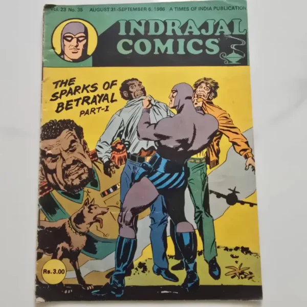 Indrajal-Comics-Vol-23-Issue-35-The-Sparks-of-Betrayal-Part-I.webp Indrajal Comics Vol 23 Issue 35 - The Sparks of Betrayal Part I